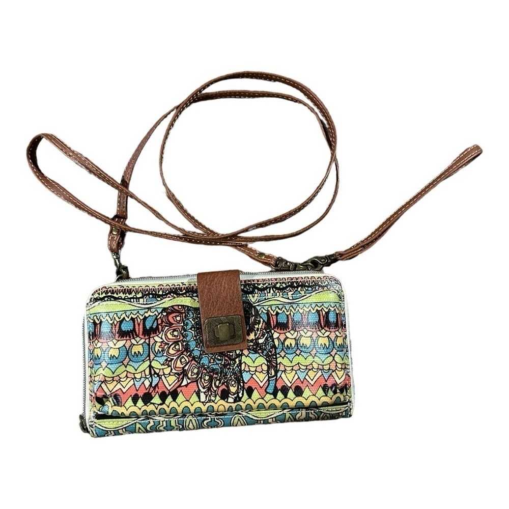 Sakroots wristlet wallet.